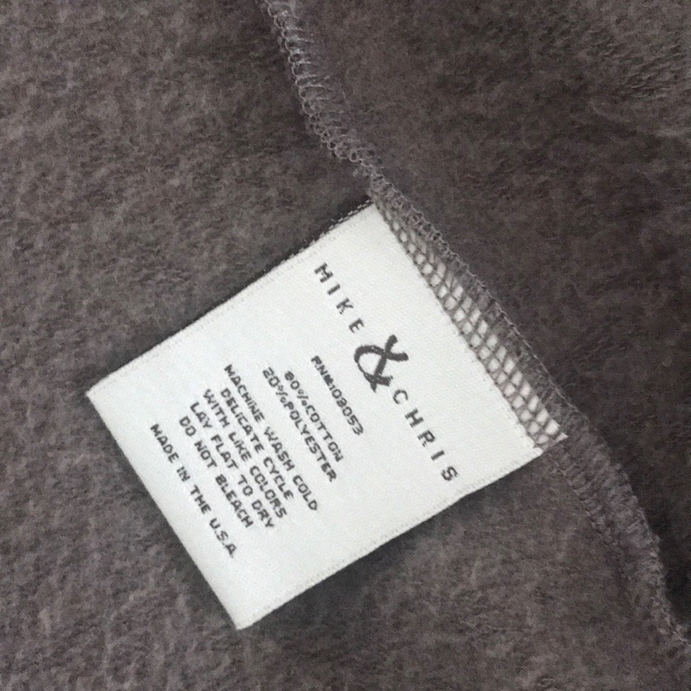 Mike & Chris Taupe Knit Ruffle Jacket - Picture 6 of 6